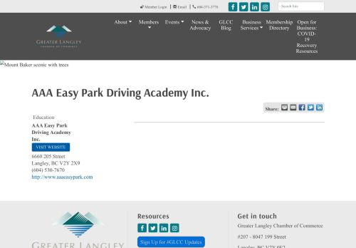 
                            13. AAA Easy Park Driving Academy Inc. | Education - Greater Langley ...