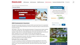 
                            11. AAA homeowners insurance - Insure.com