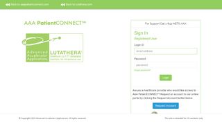 
                            7. AAA PatientCONNECT | Login Page