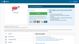 
                            5. AAA Texas: Login, Bill Pay, Customer Service and Care Sign-In - Doxo