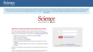 
                            1. AAAS | Login - Science