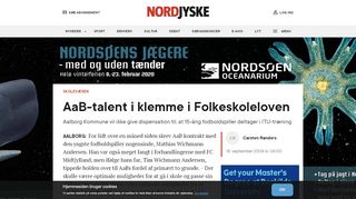 
                            7. AaB-talent i klemme i Folkeskoleloven | Nordjyske.dk