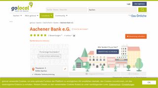
                            11. Aachener Bank e.G. - 2 Bewertungen - Aachen - Theaterstr. | golocal
