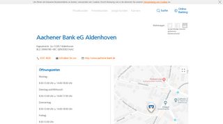 
                            9. Aachener Bank eG Aldenhoven,Kapuzinerstr. 2a - Volksbank ...