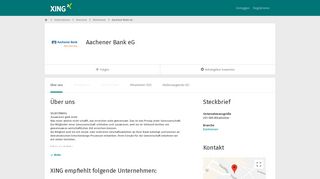 
                            9. Aachener Bank eG als Arbeitgeber | XING Unternehmen