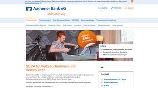 
                            7. Aachener Bank eG - Mein Leben lang. SEPA Privatkunden