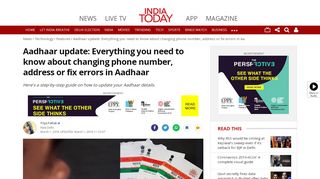 
                            11. Aadhaar update: Everything you need to know about changing phone ...