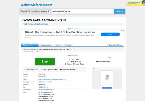 
                            5. aadhaarbanking.in at Website Informer. Visit Aadhaarbanking.