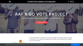 
                            7. AAF x Go Vote Project - AAF GREATER FORT LAUDERDALE & THE ...