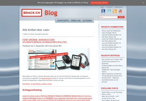 
                            2. aai – News von Deinem Lieblings-Online-Fachhändler - Blog Brack