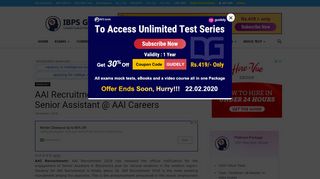 
                            11. AAI Recruitment 2018: 436 Security Screener & Jr Assistant Posts