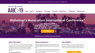 
                            1. AAIC 2019 | Alzheimer's Association