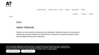 
                            5. Aallon Webmail | Aalto-yliopisto