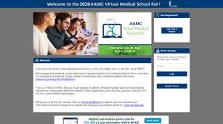 
                            10. AAMC Medical School Fair - Virtual Experience Platform - 6Connex