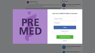 
                            10. AAMC Pre-Med - Want a free sample of MSAR: Getting... | Facebook