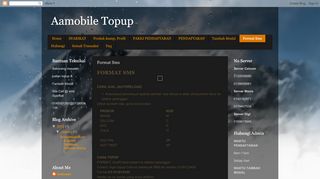 
                            3. Aamobile Topup: Format Sms