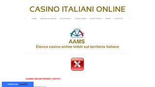 
                            12. AAMS Elenco casino online inibiti, proibiti, vietati - CASINO ITALIANI ...