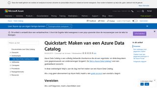 
                            2. Aan de slag met Azure Data Catalog | Microsoft Docs