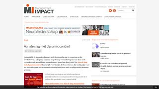 
                            7. Aan de slag met dynamic control - Management Impact