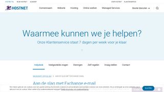 
                            5. Aan de slag met Exchange e-mail - Hostnet