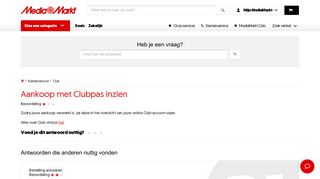 
                            5. Aankoop met Clubpas inzien - Klantenservice Media Markt