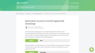 
                            9. Aanmaken account monitoringsportaal SolarEdge | Zonneplan ...