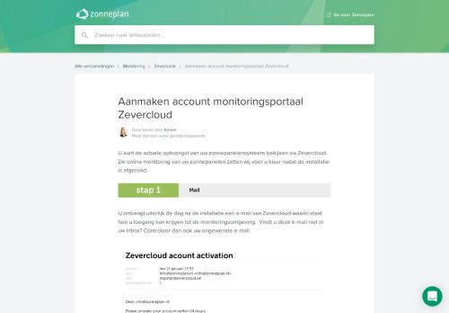 
                            3. Aanmaken account monitoringsportaal Zevercloud | Zonneplan ...