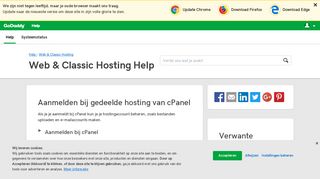 
                            10. Aanmelden bij gedeelde hosting van cPanel | Web ... - GoDaddy