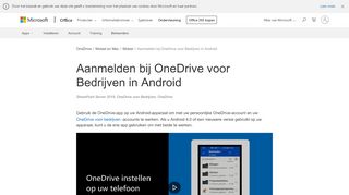 
                            5. Aanmelden bij OneDrive voor bedrijven in Android - OneDrive