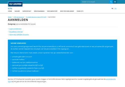 
                            4. Aanmelden – ICTS - Diensten - KU Leuven
