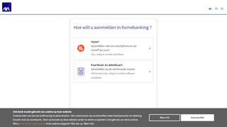 
                            3. Aanmelden in homebanking – online bankieren bij AXA Bank