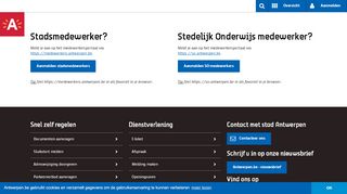 
                            3. Aanmelden Medewerkers | Antwerpen.be - Stad Antwerpen