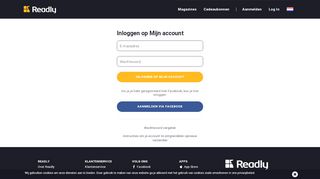 
                            6. Aanmelden op Mijn account | Readly
