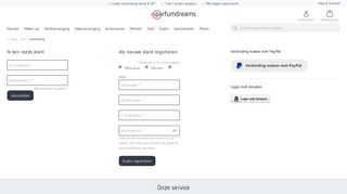 
                            4. Aanmelding | parfumdreams