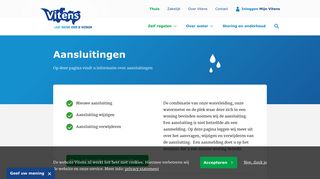 
                            8. Aansluitingen | Waterbedrijf Vitens