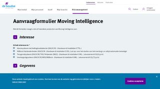 
                            6. Aanvraagformulier Moving Intelligence - De Goudse Verzekeringen