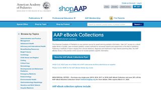 
                            6. AAP eBooks - shopAAP - AAP.org