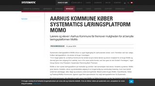 
                            9. Aarhus Kommune køber Systematics læringsplatform MoMo