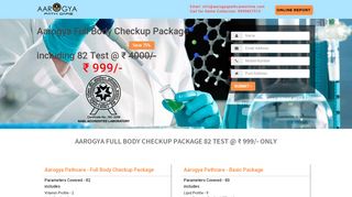 
                            1. Aarogya Pathcare - Aarogya Full Body Checkup Package including 82 ...