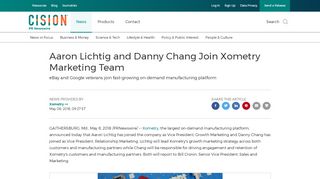 
                            9. Aaron Lichtig and Danny Chang Join Xometry Marketing Team