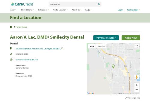 
                            10. Aaron V. Lac, DMD/ Smilecity Dental | General Dentistry in LAS ...