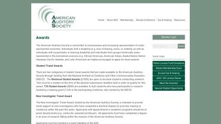 
                            5. AAS Awards - American Auditory Society