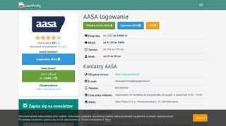 
                            4. ≡ AASA: logowanie ≫ konto ≫ rejestracja • kontakty • opinie ...