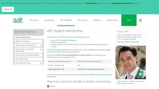 
                            2. AAT student membership | AAT