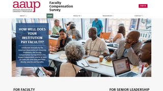 
                            4. AAUP Faculty Compensation Survey