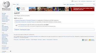 
                            6. AAUP - Wikipedia