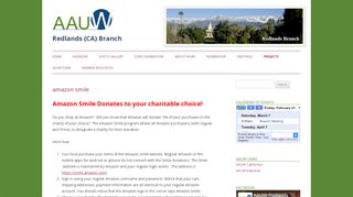 
                            11. AAUW amazon smile | Redlands (CA) Branch