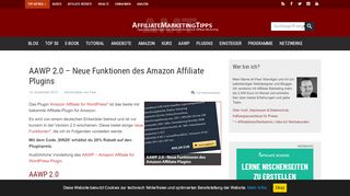 
                            11. AAWP 2.0 - Neue Funktionen des Amazon Affiliate Plugins › Affiliate ...