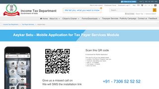 
                            8. Aaykar Setu ( Mobile App ) - Income Tax Department