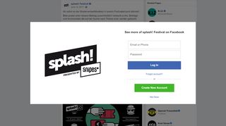 
                            6. Ab sofort ist die Wiederverkaufsfunktion... - splash! Festival | Facebook